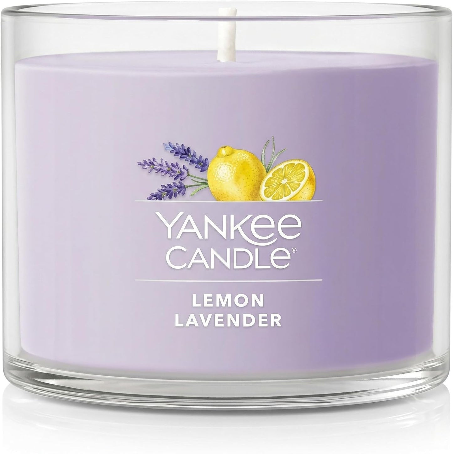 Yankee Candle Signature Votive Mini Candle Jars Blossoming Florals Variety Pack, 1 Lemon Lavender, 1 Wild Orchid, 1 Sakura Bloom Festival, 1 Lilac Blossoms Variety Pack