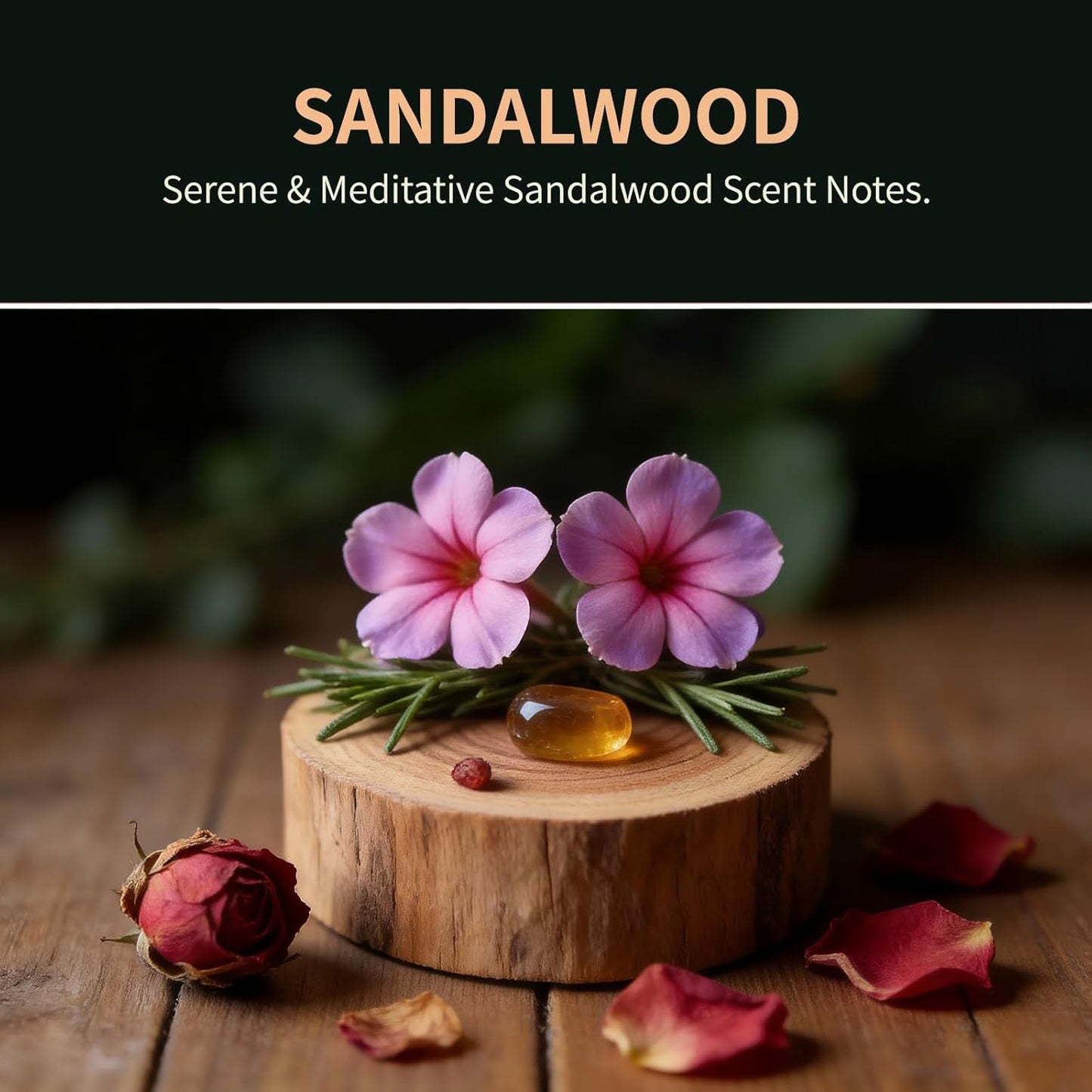 Hanging Car Air Freshener 2 Pack, Sandalwood Scent Essential Oil Diffuser Long Lasting & Cute Car Accessories with 2 Vent Clip for Women Men Gift, Odor Eliminator