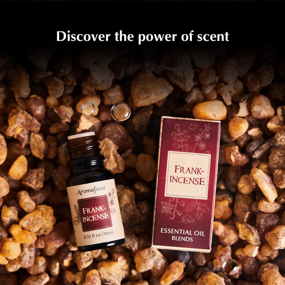 Frankincense Resin Essential Oil Diffuser Blend 30ml by Aromafume | Boswellia Carterii & Boswellia Serrata Extract Blended | Native to East Africa & India | Calms & Relaxes | Charged with Pure Resins