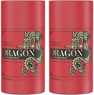 Americanna Wellness Dragon Balm Travel Roll-on Red Travel Mini - 2 Pack (0.5 oz)