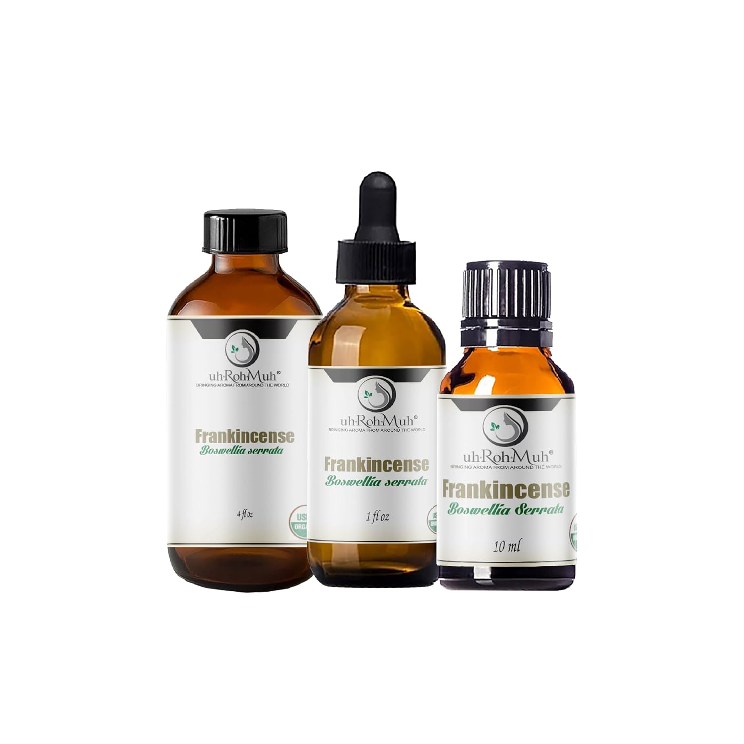Organic Frankincense Serrata Essential Oil - Steam Distilled Boswellia Serrata Oil, Warm Woody Aroma, Base Note Essential Oil for Aromatherapy, Skincare and DIY Cosmetic Blends - 1 Fl oz