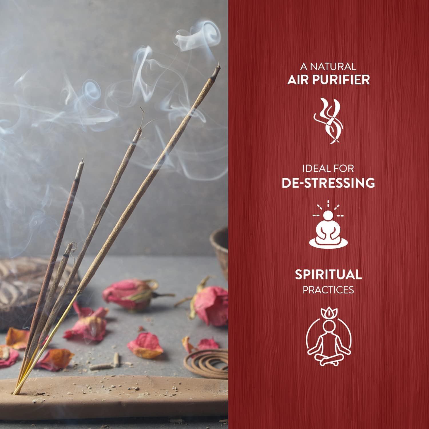HEM Champa Masala Incense Sticks Pack Of 120 Count | 100% Natural Resin, Pure House & Flower Powder | Aromatherapy Incense For Air Purifier, Meditation & Spiritual Environment | Gift Set - (301 gm each)