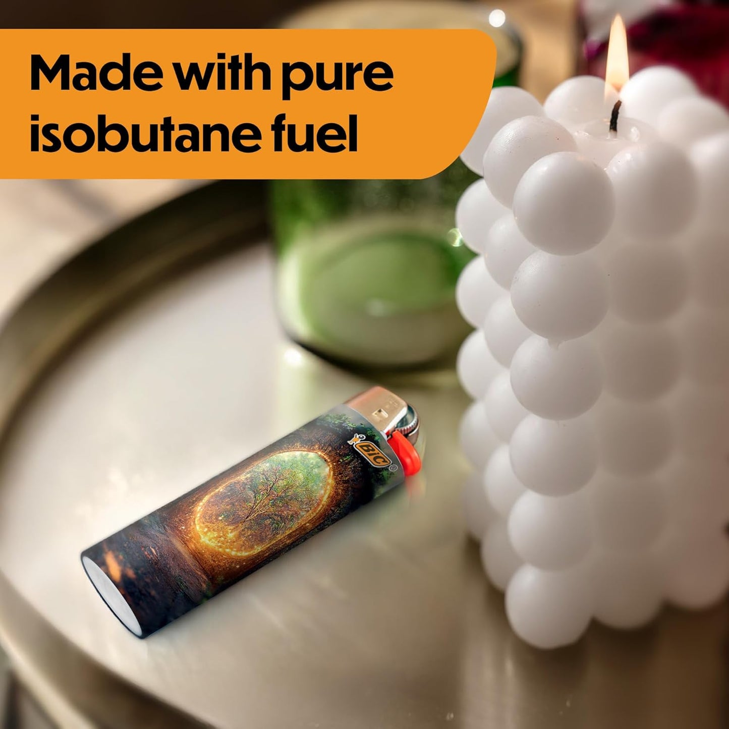 BIC Maxi Pocket Lighters, Cool and Reliable, Whimsical Collection, 8-Pack