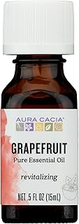 Aura Cacia Essential Oil, Joyful Grapefruit, 0.5 fluid ounce, Packaging May Vary
