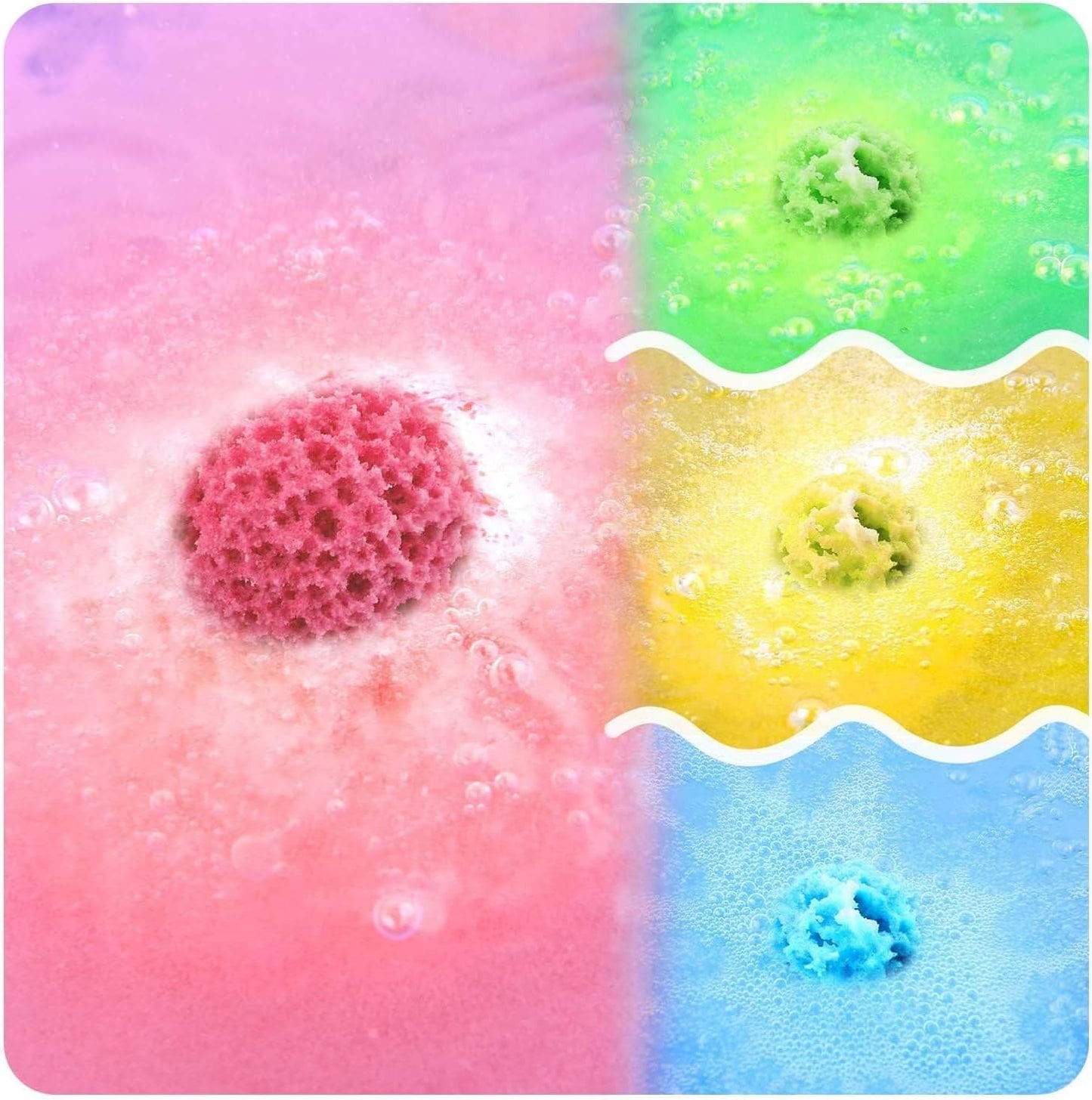 BOENFU Bath Bombs Gift Set 12 Large Natural Essential Oils Bathbombs, Dry Skin Moisturize, Perfect for Bubble Spa Bath, Handmade Birthday Gifts, idea for Her/Him, Wife, Girlfriend