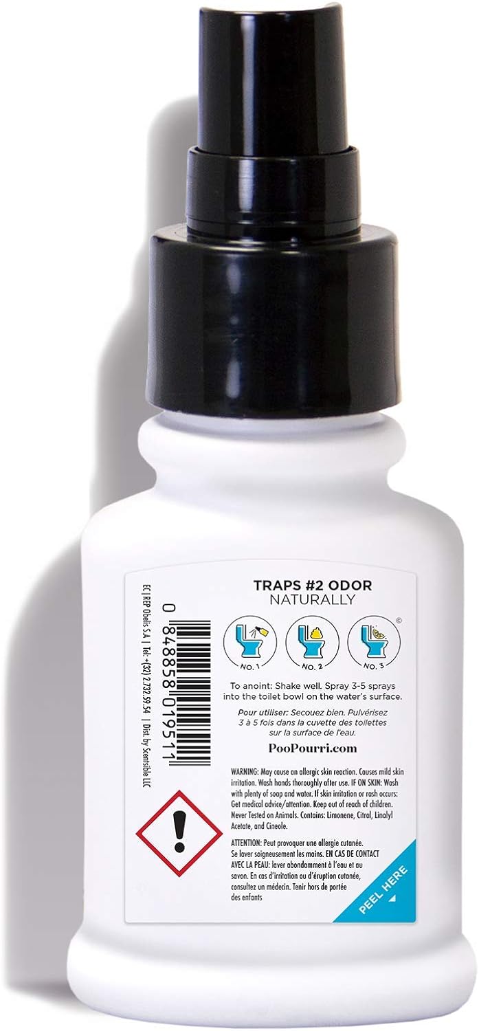 Poo~Pourri Lavender Vanilla, Lavender + Vanilla + Citrus, Before-You-Go Toilet Spray, 2 Oz