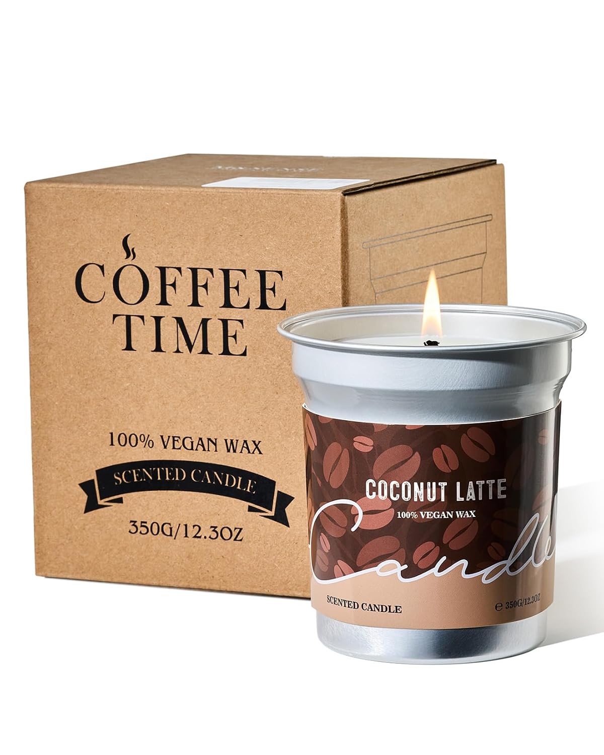 M&SENSE Coconut Latte Scented Candle