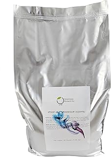 Greenway Biotech, Inc. Organic Epsom Salt USP for Body Bath & Foot Soak - Magnesium Sulfate Soaking for Refresh Body- 25 Pounds