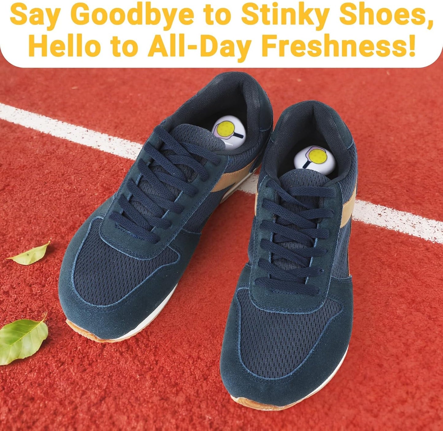 Knixmax Versatile Deodorizer Balls for Shoes Gym Bags Home Freshener for Closets Lockers Odor Eater Eliminate Unpleasant Scent Fresh Linen Pickleball