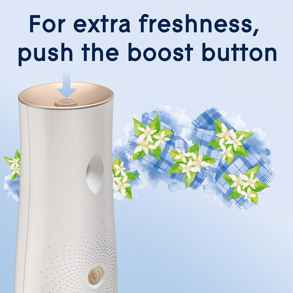 Glade Automatic Spray Air Freshener Kit, Clean Linen, Holder +2 Refills