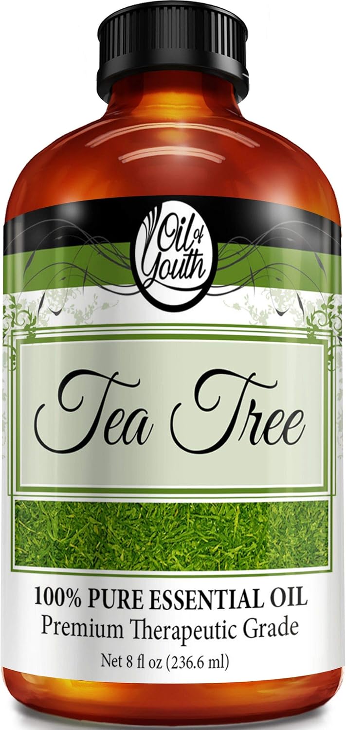 Oil of Youth Tea Tree Essential Oil - 8 Fluid Ounces Bulk