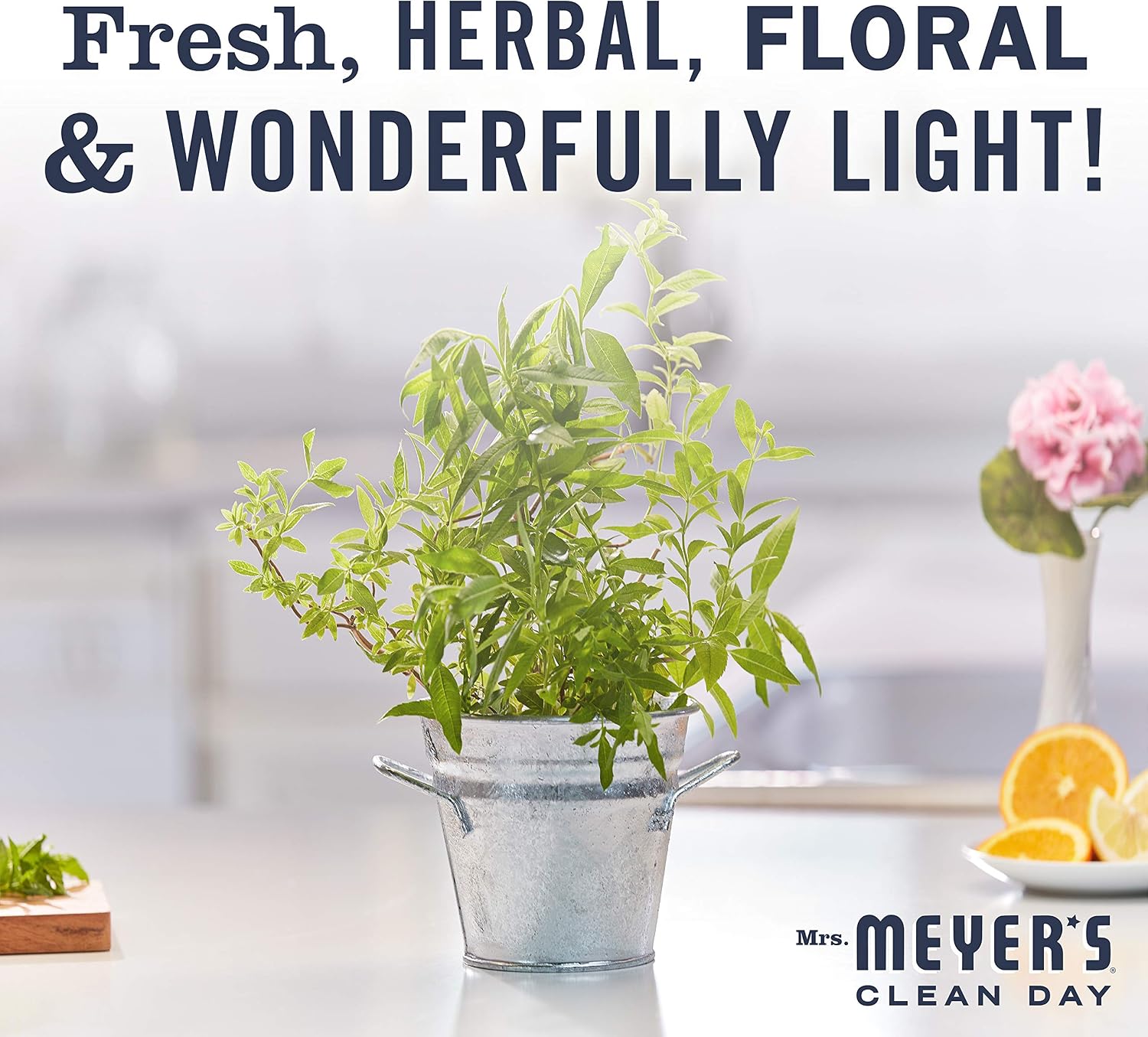 Mrs. Meyer's Clean Day Room Freshener Spray Bottle, Lemon Verbena Scent, 8 Fl oz (Pack of 2)