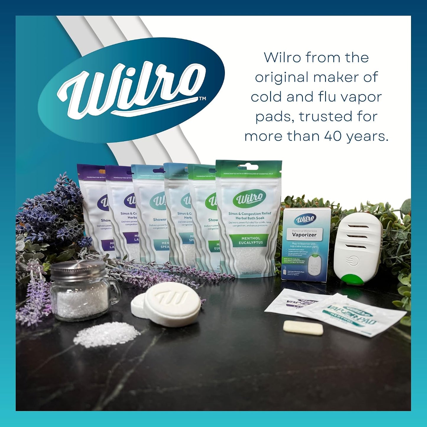 Wilro Soothing, Aromatic Shower Steamers, 3 Pack, Menthol Lavender (6 Steamers), Made in The USA