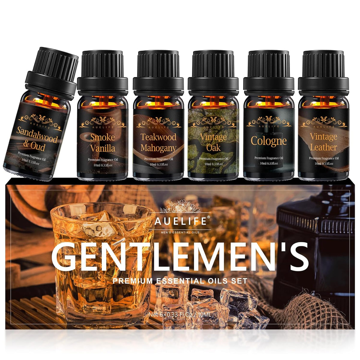 Men Essential Oils Set for Diffuser