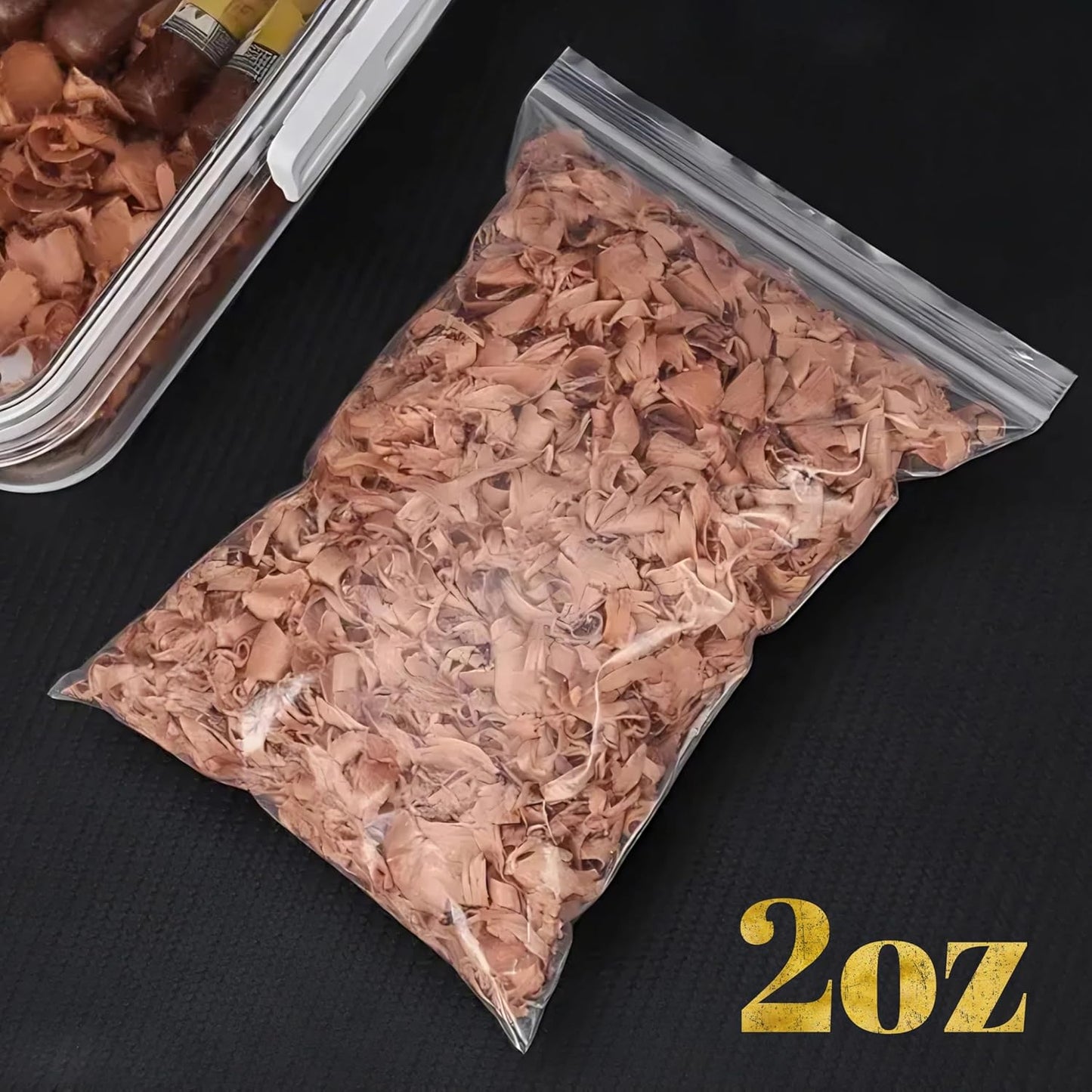 Spanish Cedar Wood Shavings for Cigar Humidors & Boxes - 2oz Humidor Accessories for Cigar Storage (with 2 Sachet)
