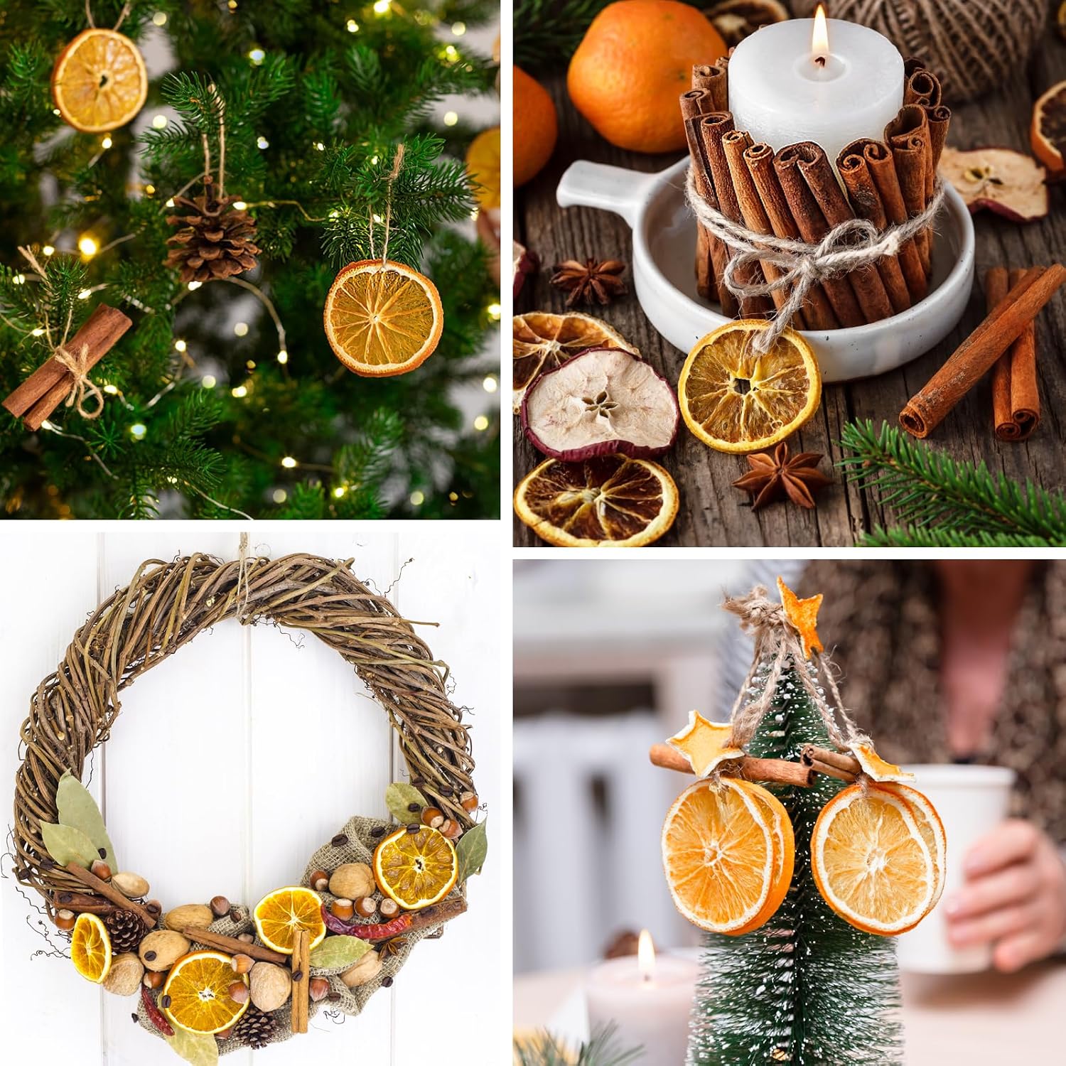 Potpourri Simmering Orange Cinnamon Simmer Pot Kit - Warm Hugs Stovetop Potpourri for Valentine's/Mother's Day, Stocking Stuffer, Gift Basket, Teacher Gift, Real Estate Welcome Basket Yule Decor