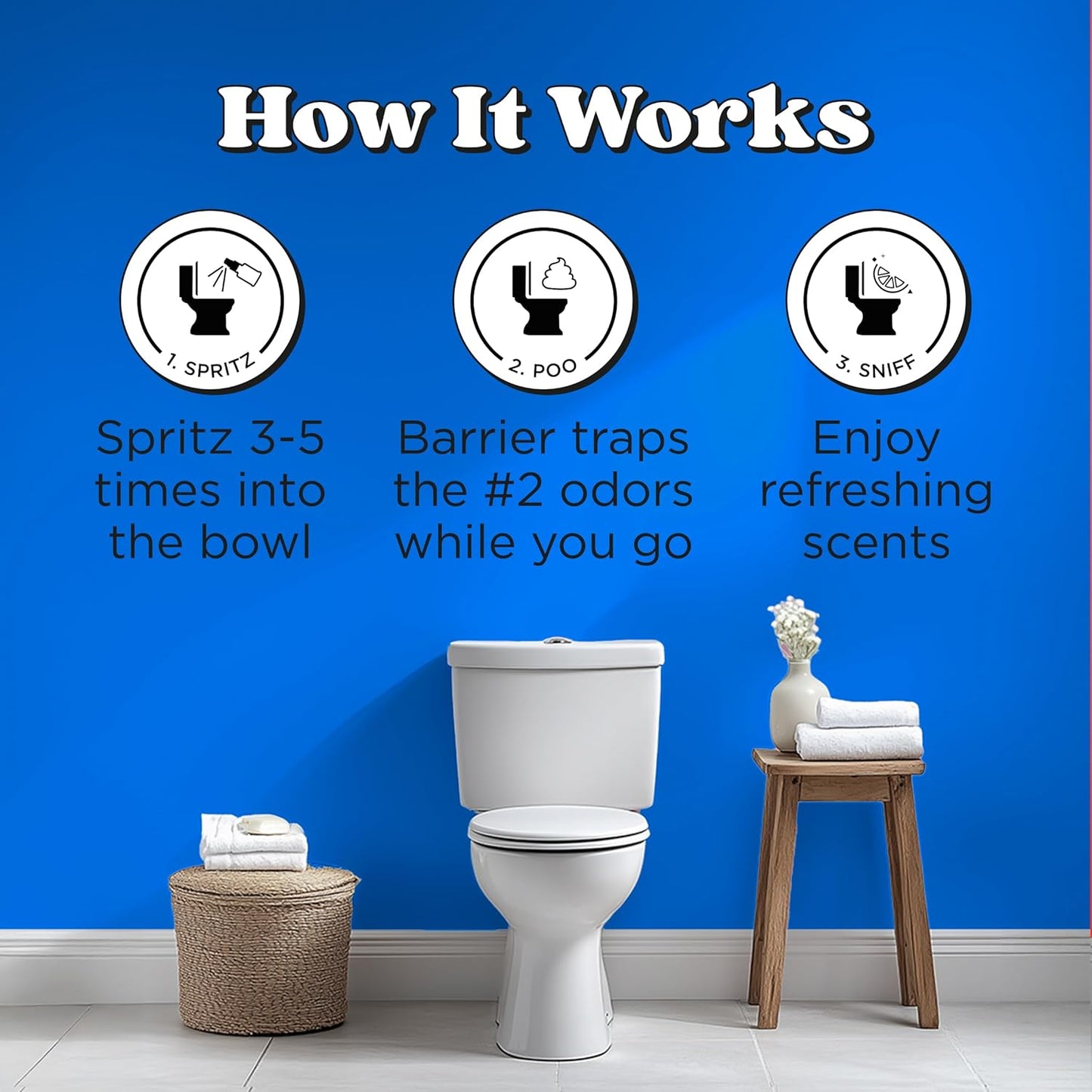 Poo-Pourri Before-You-Go Pocket Toilet Spray, Travel Essentials, Royal Flush, 1 Fl Oz, Up to 50 Uses, On-The-Go Bathroom Odor Deodorizer with Essential Oils, TSA Approved Size, Eucalyptus & Spearmint