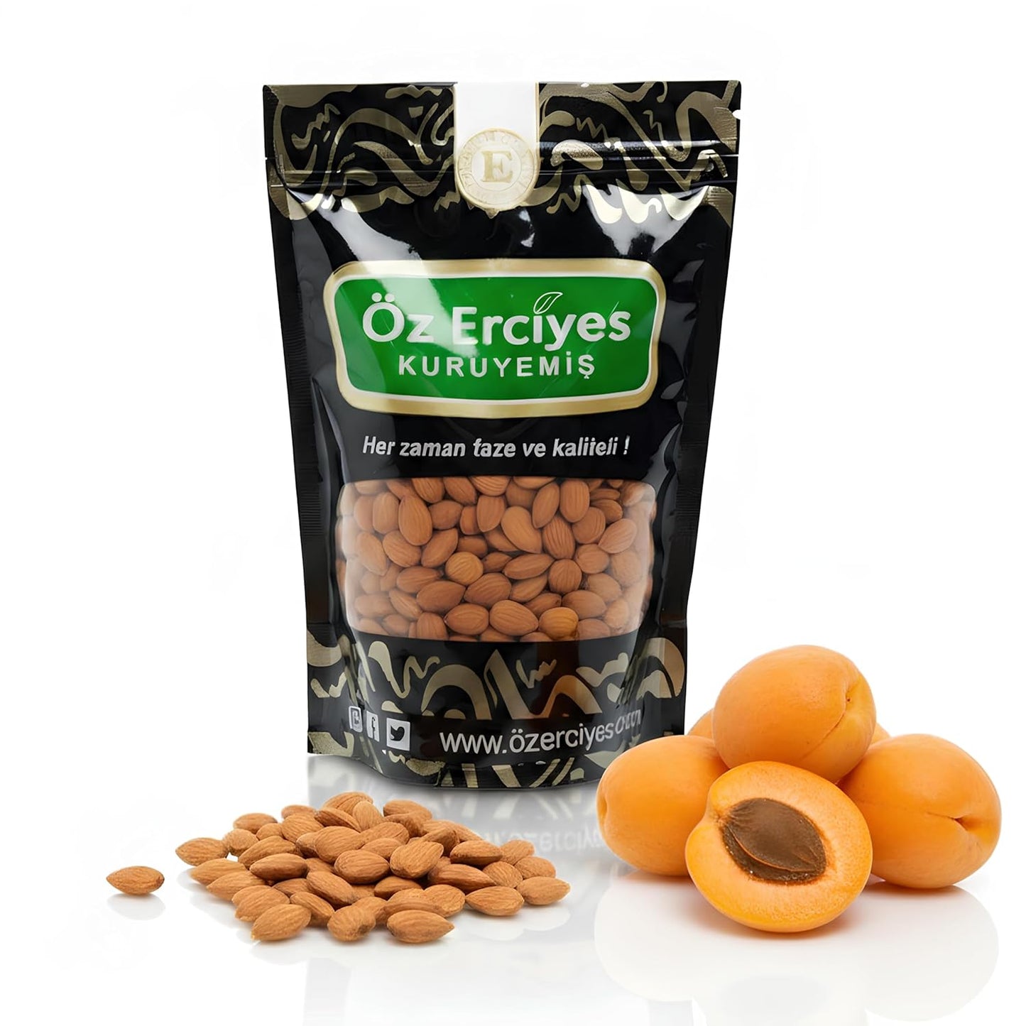 Premium Bitter Raw Apricot Kernels Seeds | Raw Apricot Seeds (8.8 Oz)
