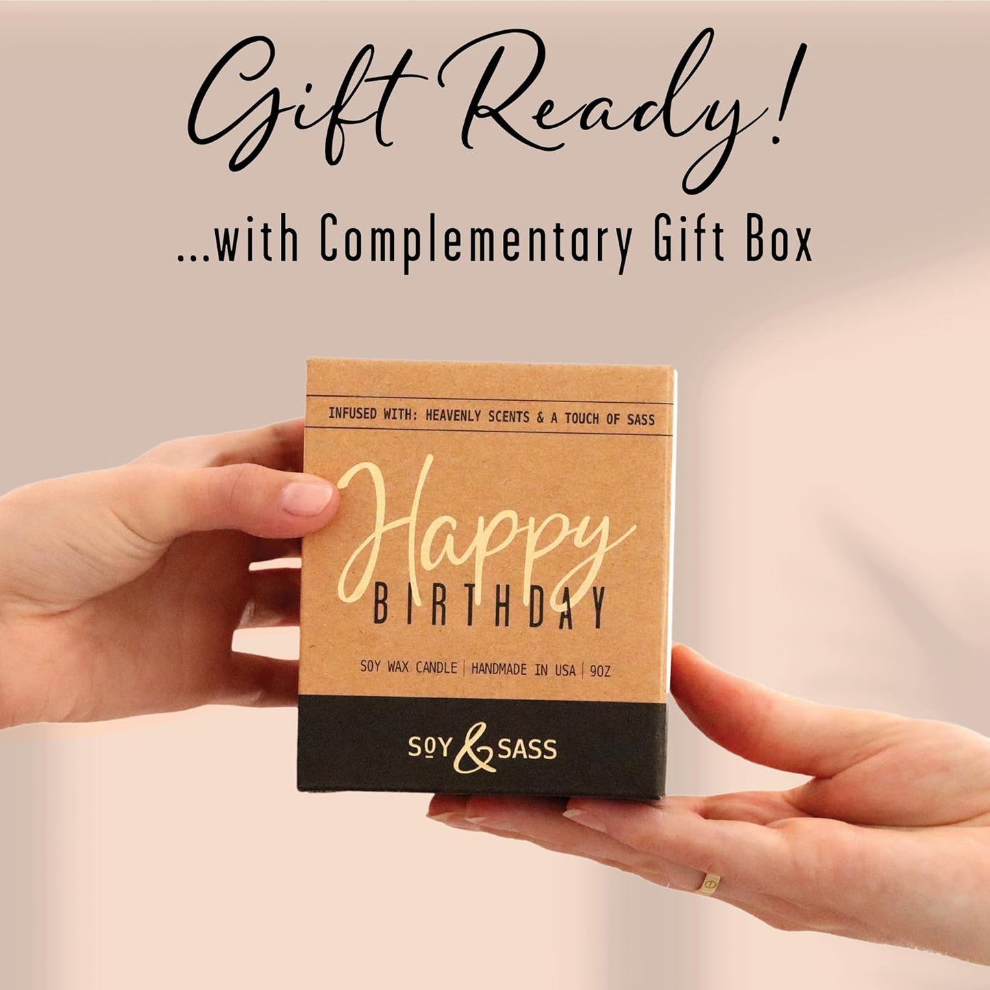 40th Birthday Gifts Women Unique - 'Limited Edition 1986' Soy, w/Champagne on Ice I 40 Year Old Birthday Gifts for Women I 9oz Reusable Jar, 50Hr Burn, Made in USA