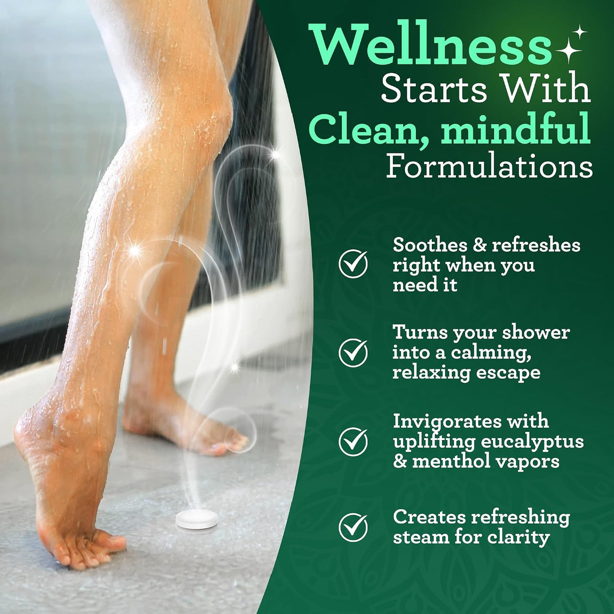 GuruNanda Eucalyptus Vapor Shower Tablets