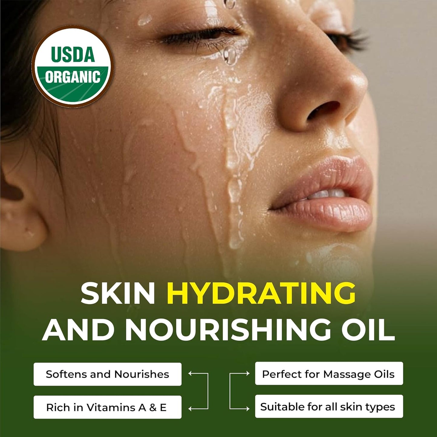 Apricot Kernel Organic Carrier Oil - Cold Pressed Prunus Armeniaca Oil Lightweight Natural Moisturizing Oil for Face Body Hair Care Massage Aromatherapy DIY Soap and Cosmetic Use - 4 Fl Oz - Turkey