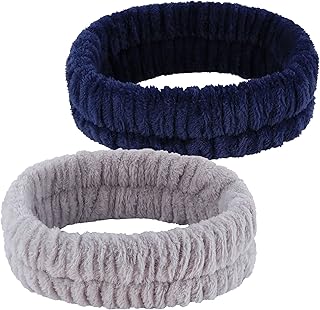 YGQQOY Spa Headband, Makeup Headband for Washing Face, Skincare Headbands for Girls Women, Soft Facial Makeup Head Band,Chrismas Gifts for Teens