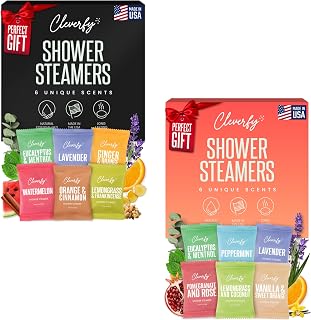 Cleverfy Shower Steamers Aromatherapy for Women and Men – 6 x 2 Pack