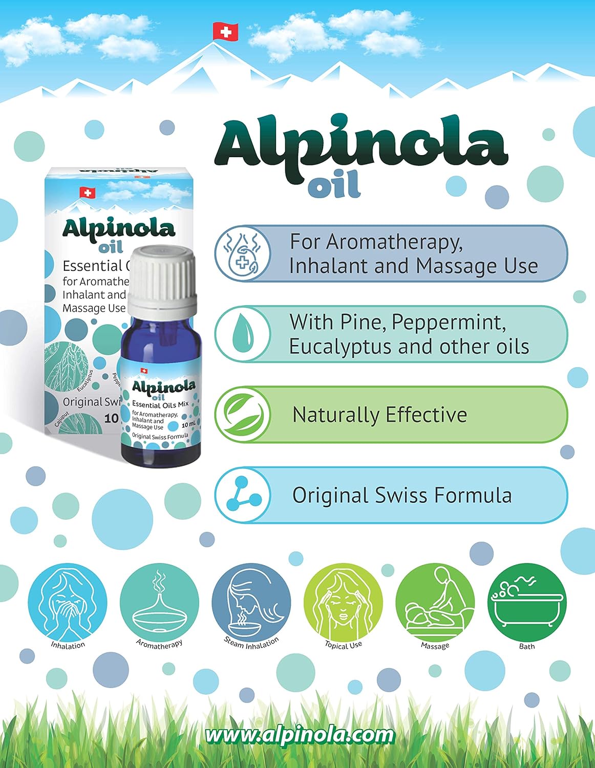 Oil - Essential Oils Mix for Aromatherapy, Inhalant and Massage Use