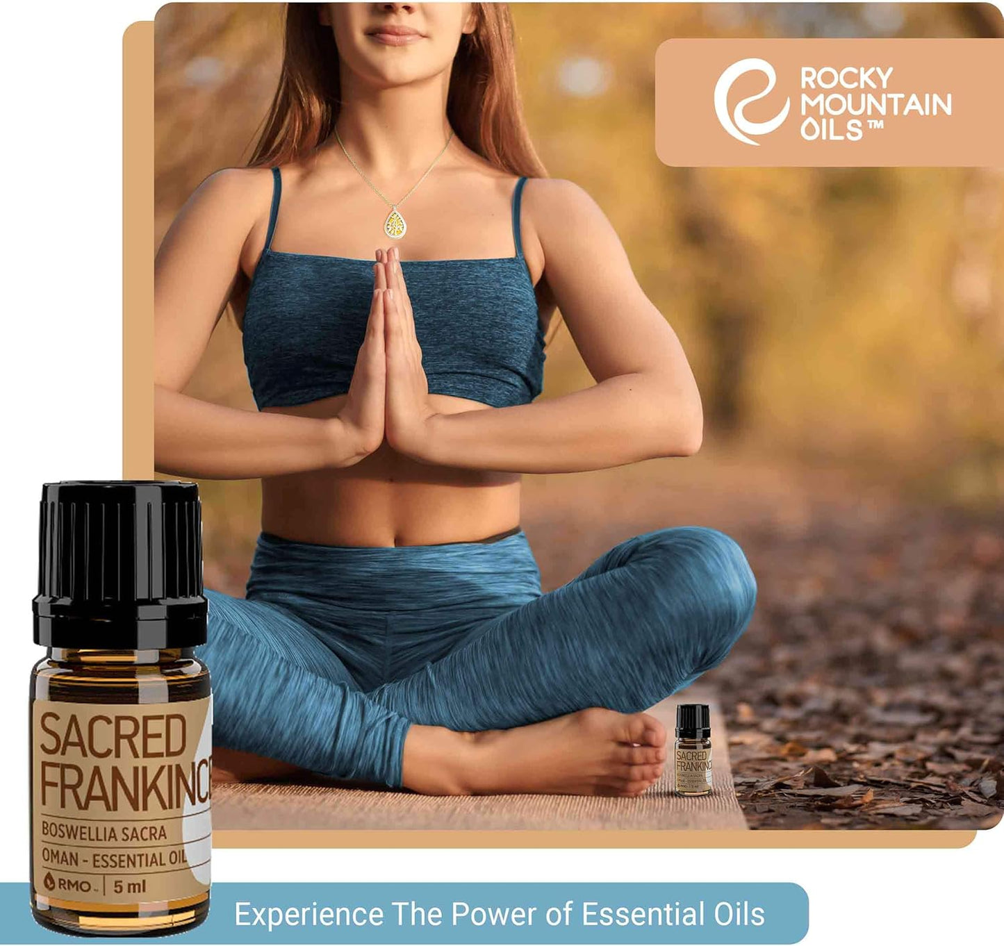Rocky Mountain Oils Sacred Frankincense Essential Oil - Aromatherapy Essential Oils for Diffusers, Topical Massage Oil for Massage Therapy and Skin Care, and Household - 5ml