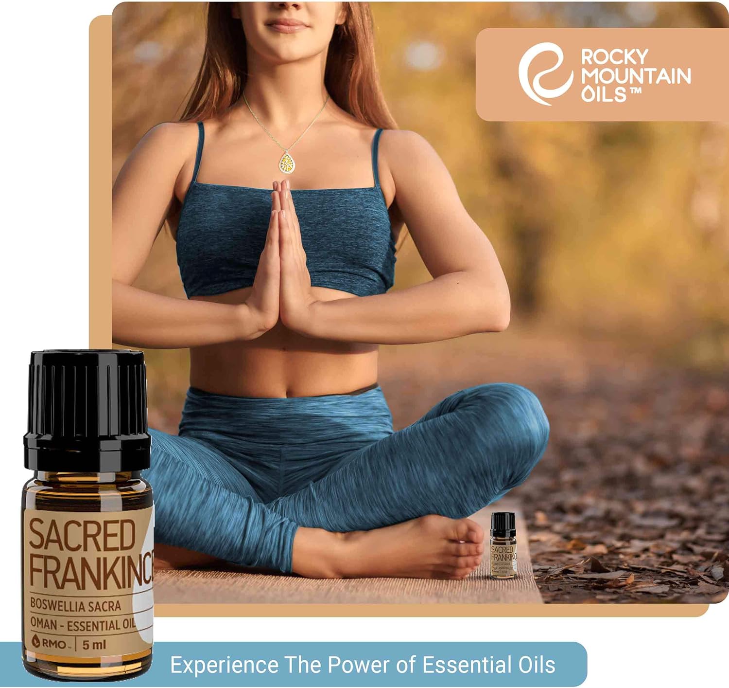 Rocky Mountain Oils Sacred Frankincense Essential Oil - Aromatherapy Essential Oils for Diffusers, Topical Massage Oil for Massage Therapy and Skin Care, and Household - 5ml