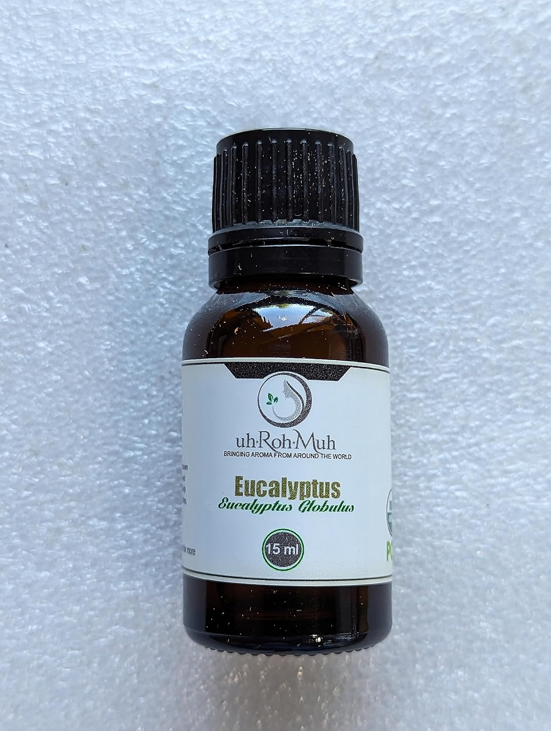 Pure Certified Organic Eucalyptus Globulus Essential Oil (15 ml)