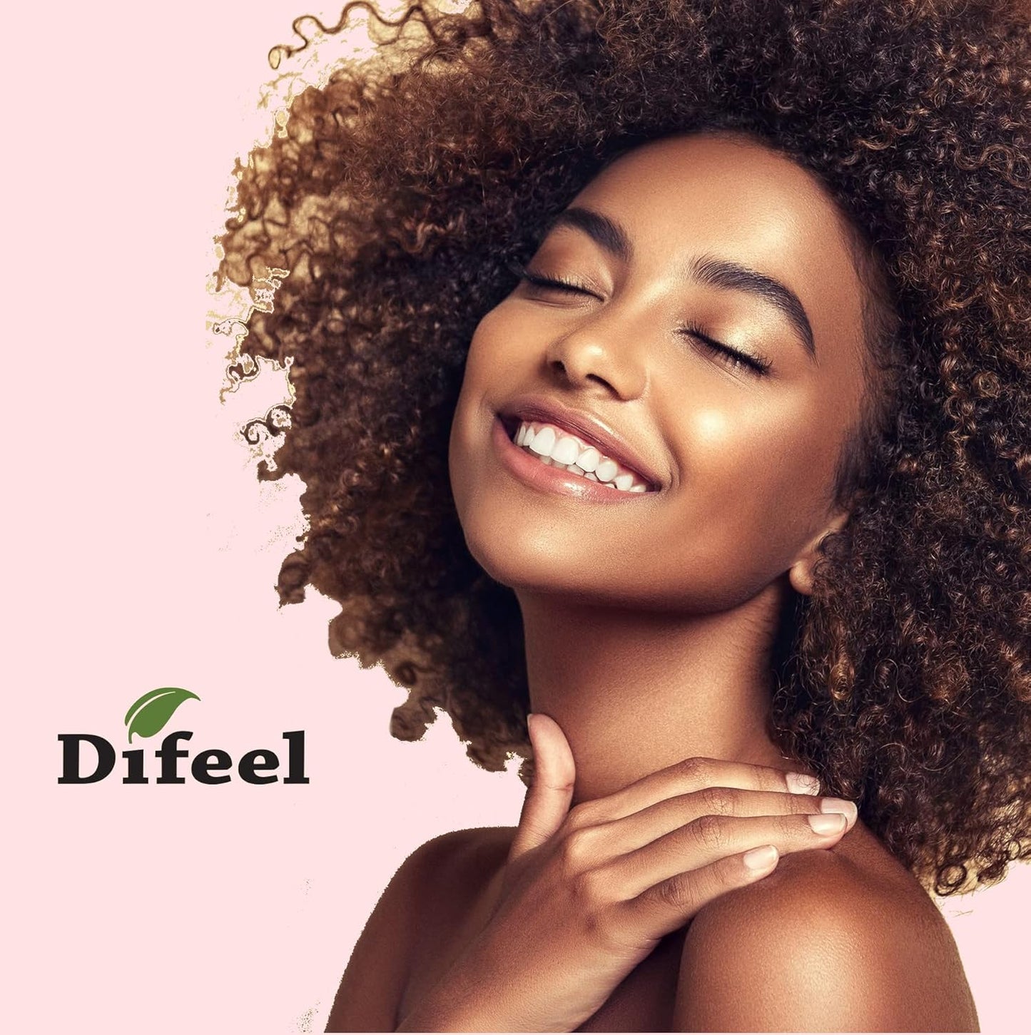 Difeel Premium Natural Hair Oil - Peppermint Oil 2.5 ounce