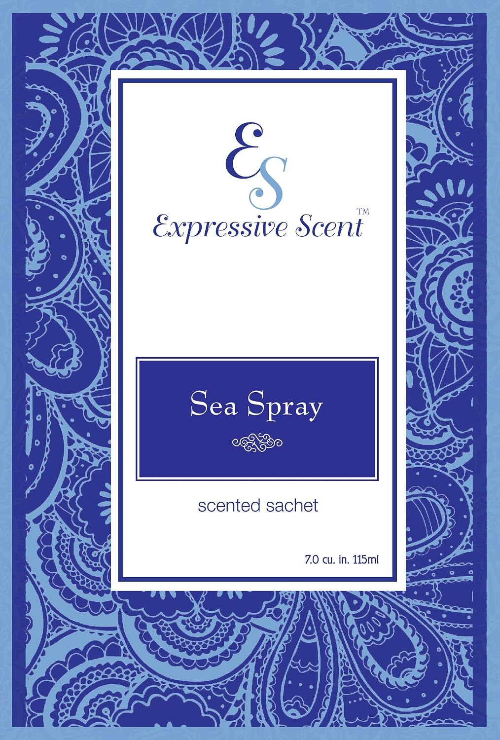 Seaspray Scented Sachet Envelope Air Freshener By Expressive Scent - 3 Pack