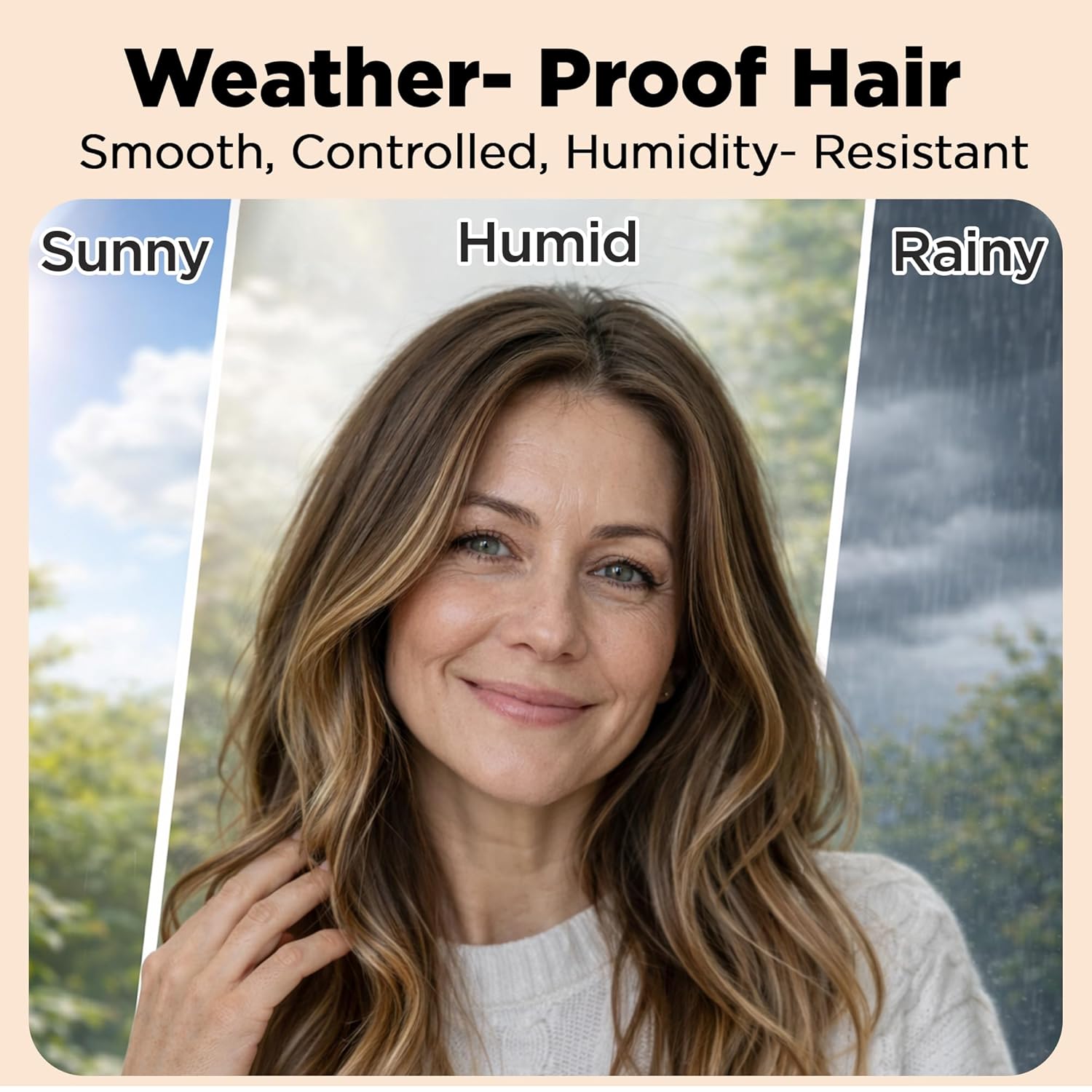 HerStyler Hair Repair Serum - Argan Oil Hair Serum for Frizzy and Damaged Hair - For Frizz, Styling and Shine - Lightweight - Hydrating - Fast Absorbing - For Thicker, Fuller Hair - 2 Fl Oz - 1 Pack