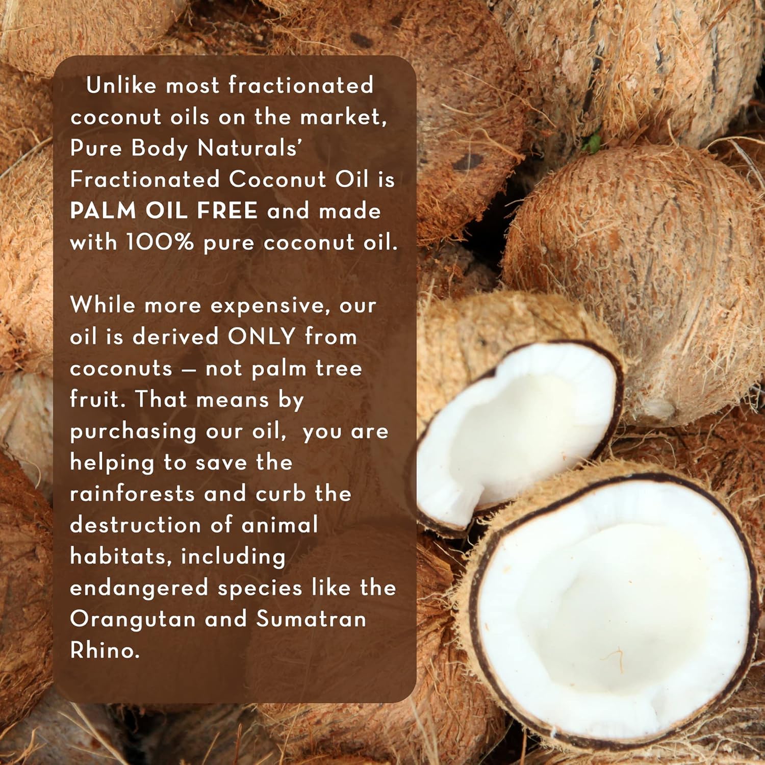 Pure Body Naturals Organic Fractionated Coconut Oil for Skin and Hair, 4 fl oz - Liquid Carrier Oil for Diluting Essential Oils, Hair Growth & Skin Moisturizer