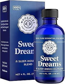 Woolzies Sweet Dreams Essential Oil Blend | Helps Sleep Better Faster Restful | Undiluted Therapeutic Grade (Sweet Dreams, 4 Oz)