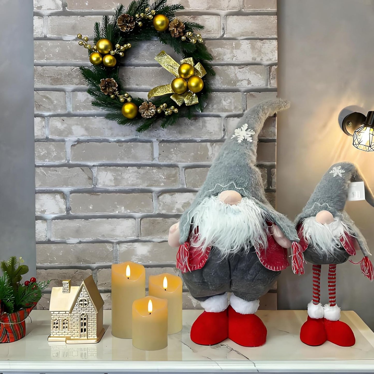 Flickering flameless Candles, Battery Operated Candles with Remote, led Pillar Candles，Electric Candle Set of 3，Christmas Home Wedding Birthday Decor（Ivory White） ﻿ ﻿