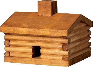 Paine's Log Cabin Incense Burner with 10 Cedar Cones