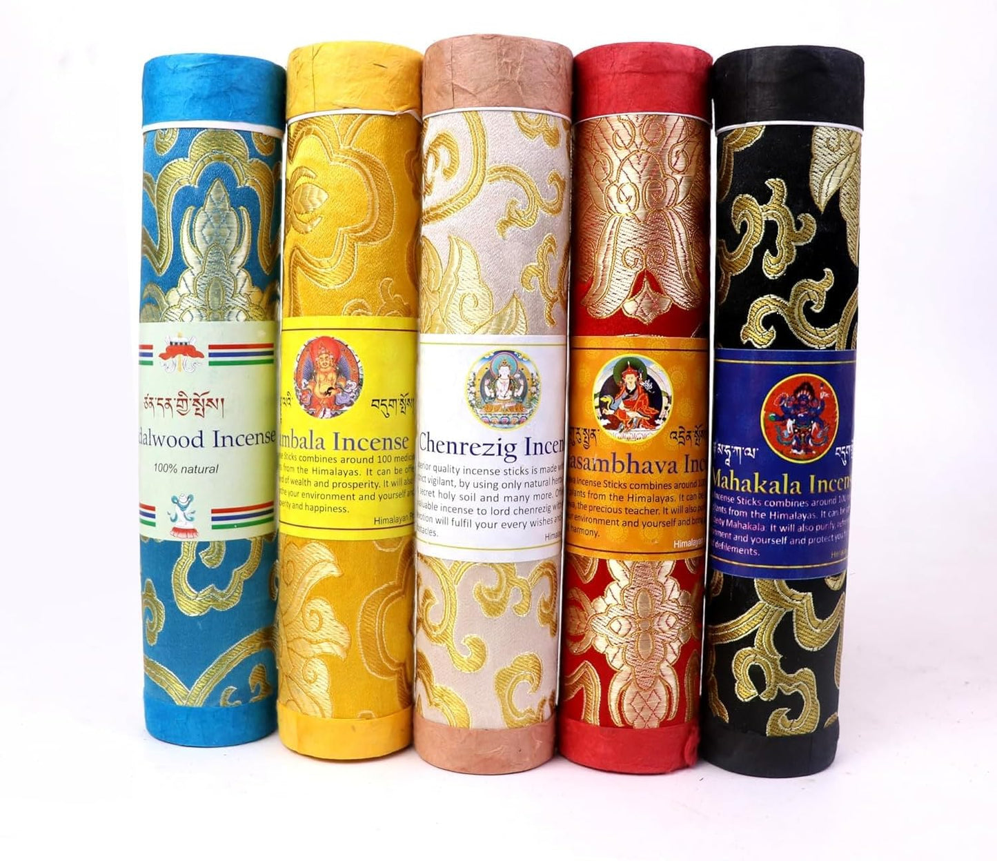 Tibetan Incense: Elevate Your Meditation with 150 Sticks, 5 Divine Fragrances, 8" Length. Cultivate Serenity and Spiritual Connection
