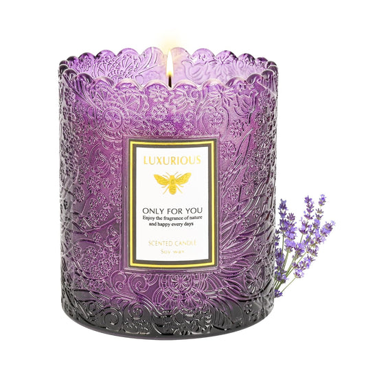 Lavender Eucalyptus Scented Candle