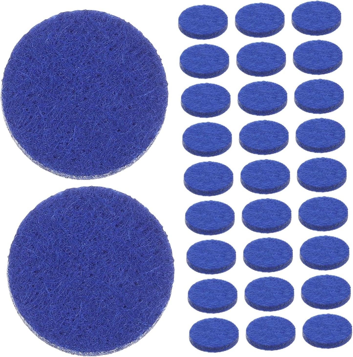 Ipetboom 100pcs Unscented Cotton Essential Oil Diffuser Pads High Absorption Mini Round Aromatherapy Refill Pads for Necklace Lockets Home Office Car Use