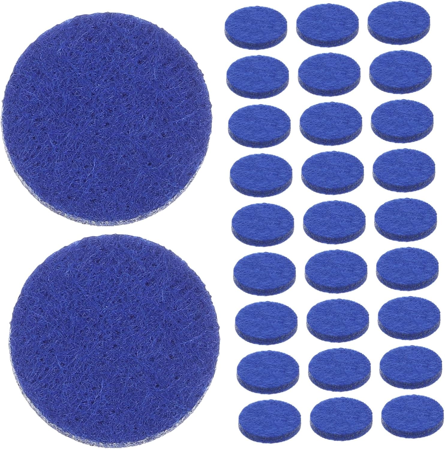 Ipetboom 100pcs Unscented Cotton Essential Oil Diffuser Pads High Absorption Mini Round Aromatherapy Refill Pads for Necklace Lockets Home Office Car Use