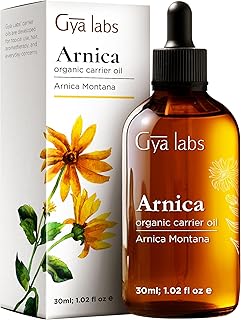 Gya Labs Arnica Oil - 1 Fl Oz - Carrier Oil for Hair, Skin, Face, Scalp & Body Massage