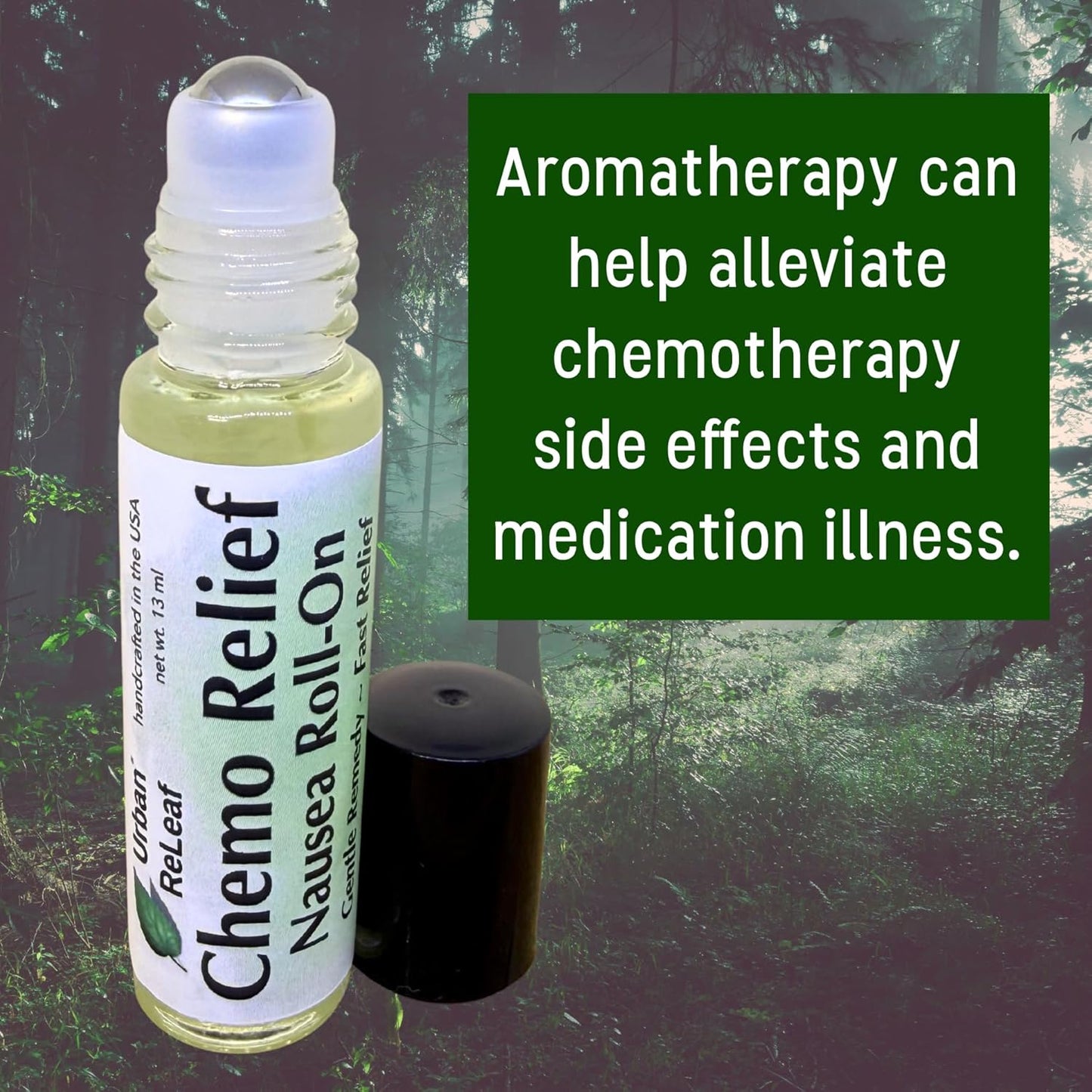 Urban ReLeaf Chemo Relief Nausea Roll-On ! Gentle Remedy, Fast Relief, Soothing Aromatherapy for Upset Stomach & Side Effects. Natural Essential Oils!
