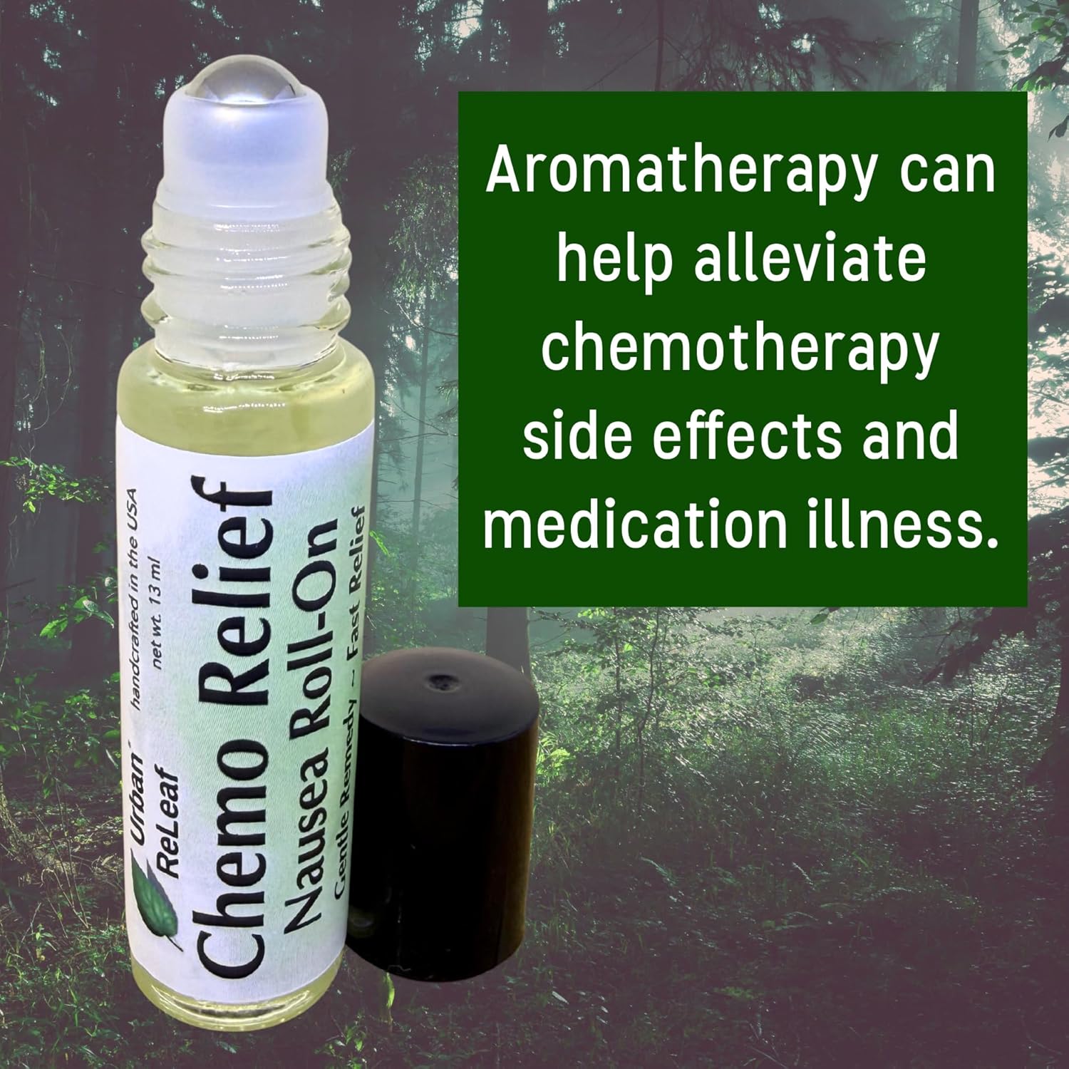 Urban ReLeaf Chemo Relief Nausea Roll-On ! Gentle Remedy, Fast Relief, Soothing Aromatherapy for Upset Stomach & Side Effects. Natural Essential Oils!