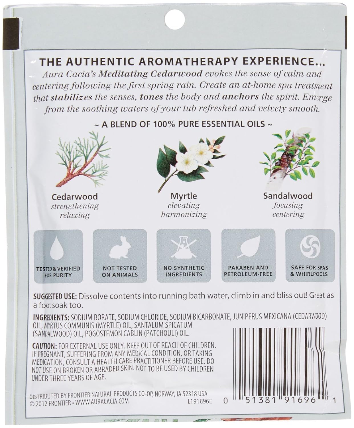 Aura Cacia Aromatherapy Mineral Baths - Meditation - 2.5 oz - 0 ct - 0 pk