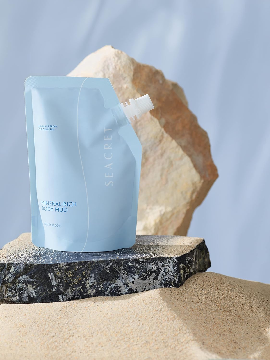 SEACRET Minerals Dead Sea Mud, Mineral Rich Body Mud Treatment Removes Excess Oil and Dead Skin Cells, 10.6 Oz / 313 g