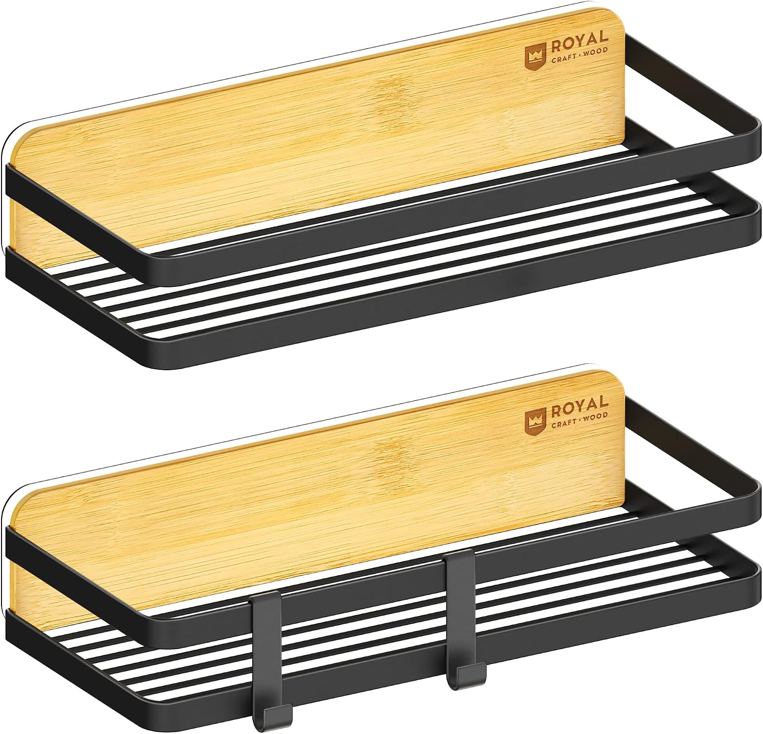 ROYAL CRAFT WOOD Bathroom Organizer Shower Bathtub Caddy
