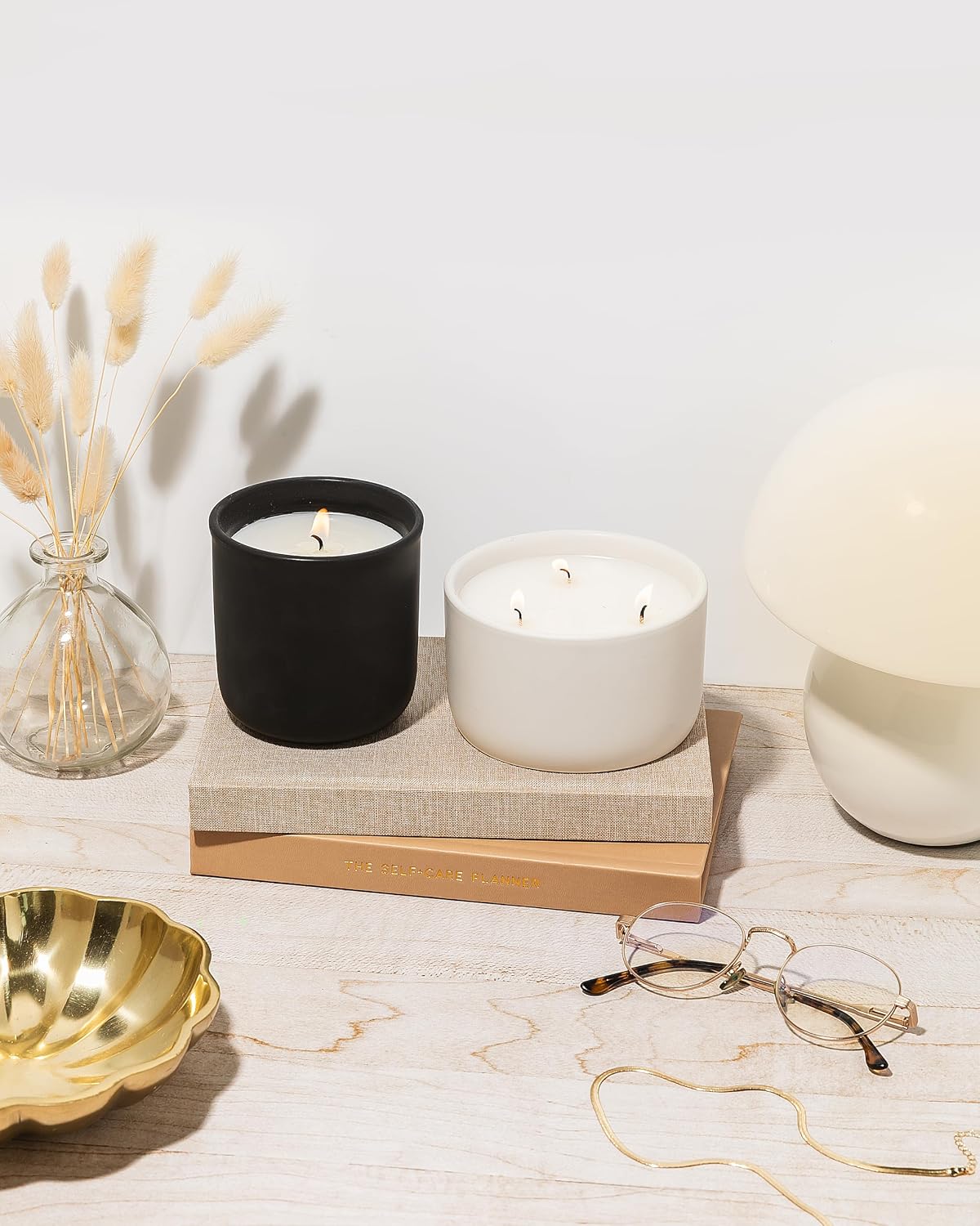Citrus Skylight Scented Candle | Citrus, Agave & Peach | 10 oz Hand-Poured Coconut Apricot Wax | 45+ Hour Clean Burn | Bright Tropical Home Fragrance