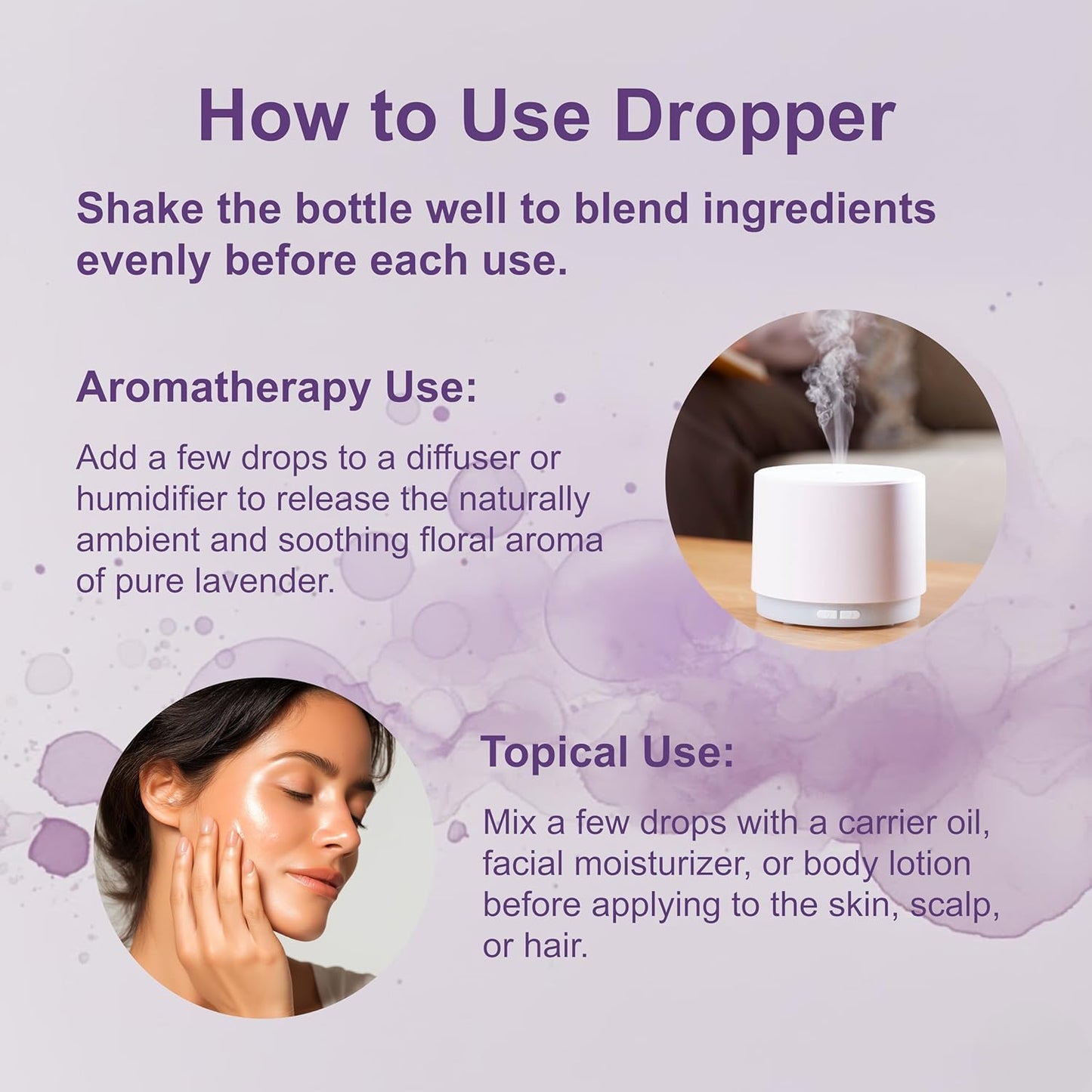 Micro Ingredients Lavender Essential Oil, 8 fl oz | Premium Grade Liquid Drops | DIY for Natural Aromatherapy, Soap, Lotion, Diffuser, Candles, Body & Scalp Massages | Soothing Floral Aroma